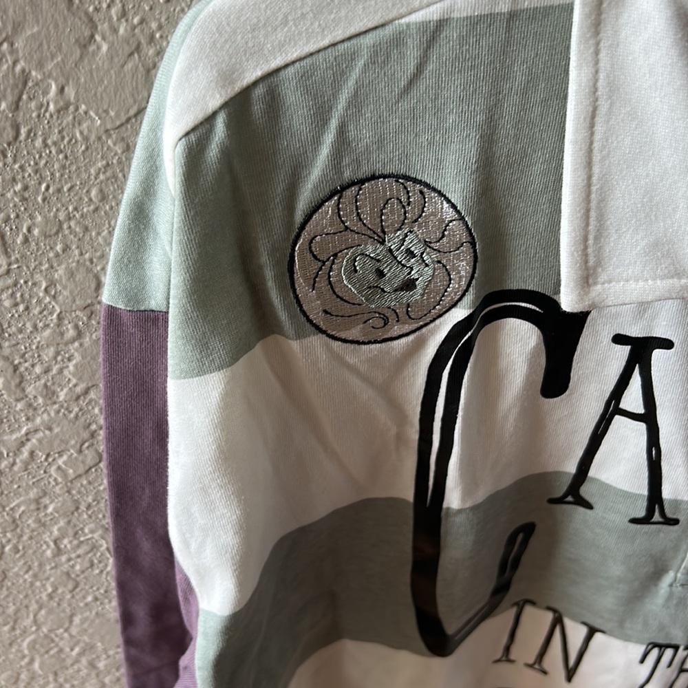 Disney Haunted House Call in the Spirits long Sleeve Shirt with Collar  size L - Picture 4 of 11